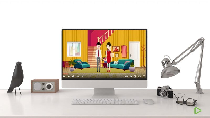 Création vidéo en motion design 2D Sika