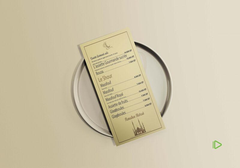 Menu restaurant M Lounge