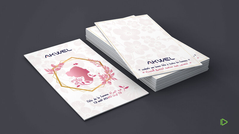 Carte fête de la femme AKWEL